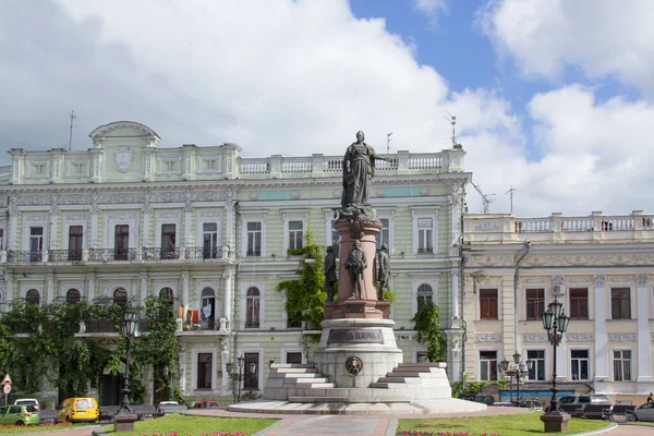 stock image The symbol of Odesa - a bronze monument to Catherine the Great in Odesa, Ukraine