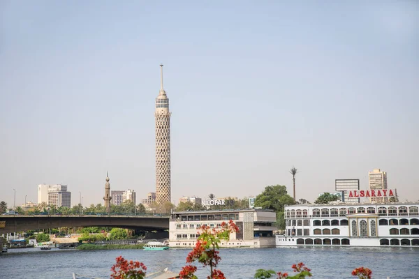 Prachtig Uitzicht Gebouwen Aan Waterkant Caïro Egypte — Stockfoto