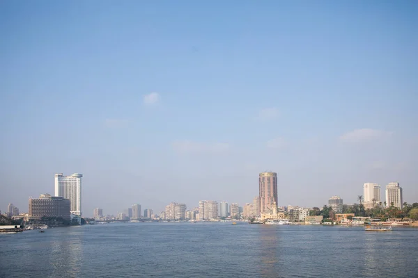 Schöne Aussicht Auf Die Gebäude Wasser Kairo Ägypten — Stockfoto