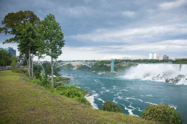 Kanada 'daki güzel Niagara Şelalesi manzarası