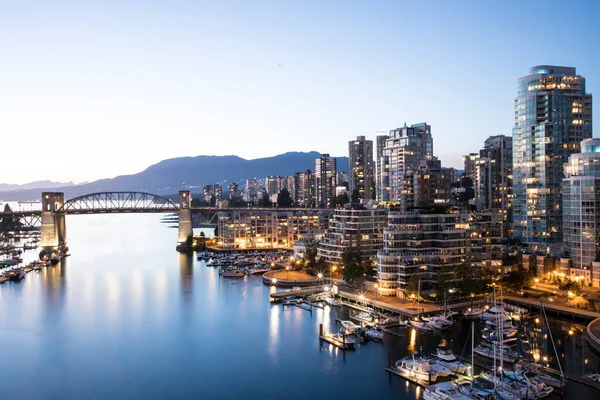 Krásný Výhled Záliv Vancouver Vancouveru Kanada Royalty Free Stock Fotografie