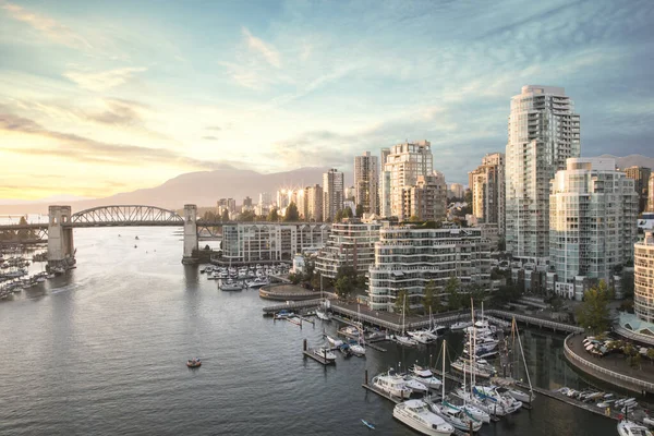 Прекрасний Вид Ванкуверську Бухту Ванкувері Канада — стокове фото
