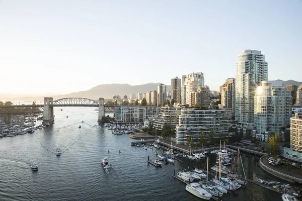Hermosa Vista Bahía Vancouver Vancouver Canadá —  Fotos de Stock