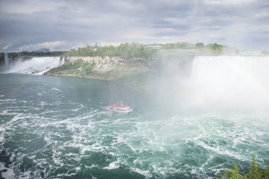 Kanada 'daki güzel Niagara Şelalesi manzarası