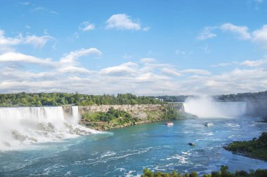 Kanada 'daki güzel Niagara Şelalesi manzarası
