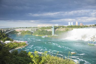 Kanada 'daki güzel Niagara Şelalesi manzarası