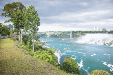 Kanada 'daki güzel Niagara Şelalesi manzarası