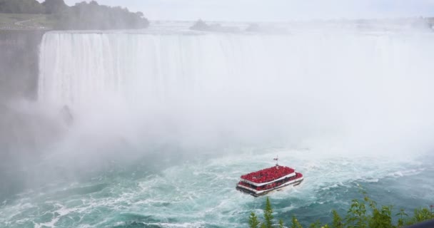 Прекрасний Вид Водоспад Ніагара Канаді — стокове відео