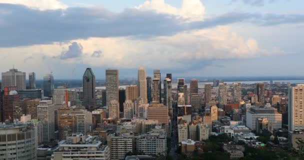 Montreal Kanada Nın Güzel Manzarası — Stok video