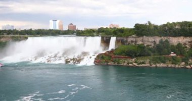 Kanada 'daki güzel Niagara Şelalesi manzarası