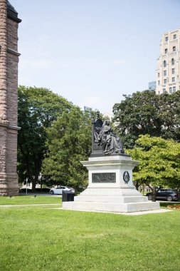 Toronto, Kanada 'daki Ontario Yasama Meclisi' nin güzel manzarası