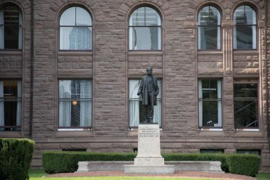 Toronto, Kanada 'daki Ontario Yasama Meclisi' nin güzel manzarası