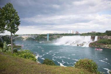 Kanada 'daki güzel Niagara Şelalesi manzarası
