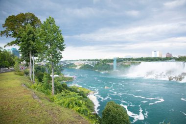 Kanada 'daki güzel Niagara Şelalesi manzarası