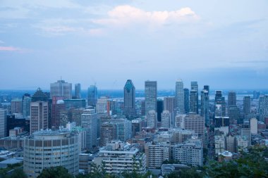 Montreal, Kanada 'nın güzel manzarası