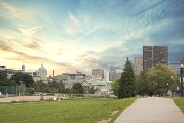 Montreal, Kanada 'nın güzel manzarası