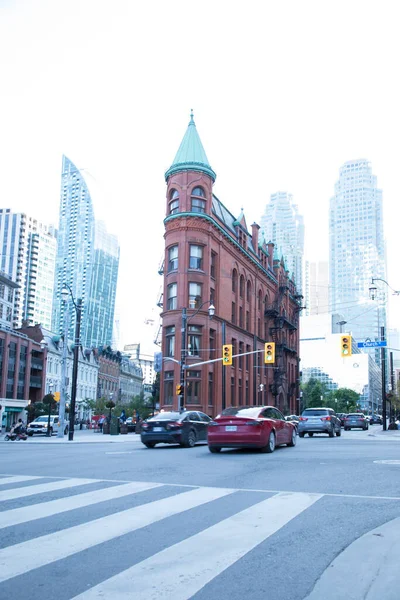 Toronto, Kanada 'daki Gooderham Binası' nın güzel manzarası