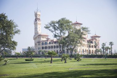 İskenderiye, Mısır 'daki Montaza Sarayı manzarası