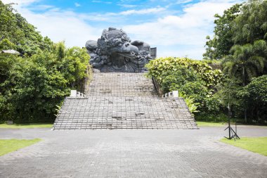 Endonezya, Bali Adası 'ndaki Garuda Wisnu Kencana' nın güzel manzarası