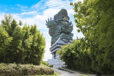 Endonezya, Bali Adası 'ndaki Garuda Wisnu Kencana' nın güzel manzarası