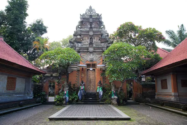 stock image Beautiful view of Taman Saraswati temple in Ubud on Bali Island, Indonesia