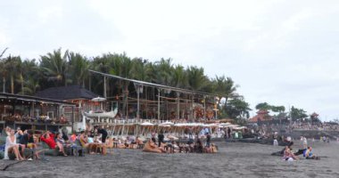 Endonezya 'nın Bali Adası' ndaki güzel Canggu Sahili manzarası