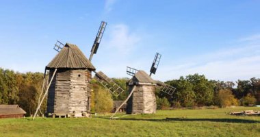 Ukrayna 'nın başkenti Kyiv' deki Pirogiv Ulusal Müzesi 'nin güzel manzarası