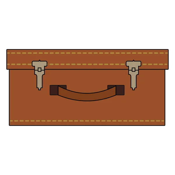 ベクターグラフィックスでの旅行のためのスーツケース — ストックベクタ