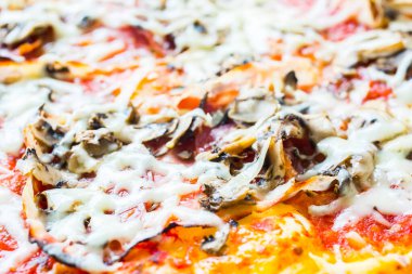 taze lezzetli pizza, yakın.