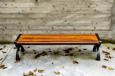 boş ahşap tezgah açık havada