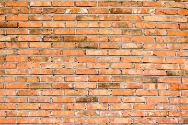 Turuncu tuğla duvar arka plan dokusu