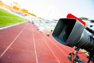 Stadyumdaki video kamera.