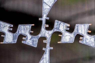 Sahte metal çitleri kapatın.