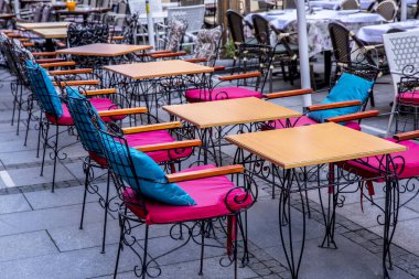 Tabloları sokak kafe Kentsel şehir hizmet