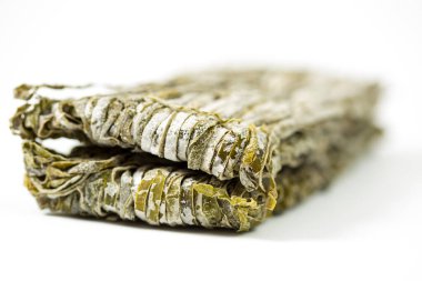 Kurumuş organik sağlıklı deniz yosunu.