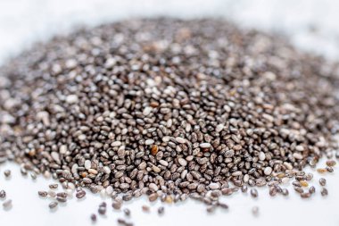 Chia tohum. Sağlıklı superfood.