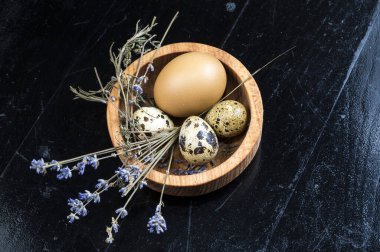 tavuk ve bıldırcın yumurtası