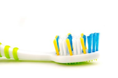 diş fırçası beyaz arkaplanda izole edildi