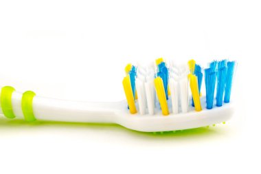 diş fırçası beyaz arkaplanda izole edildi