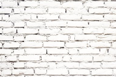 Beyaz grunge tuğla duvar arka planı
