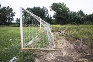 Futbol alan çim Stadyumu futbol sahası gol