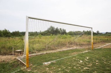 Futbol alan çim Stadyumu futbol sahası gol