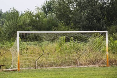 Futbol alan çim Stadyumu futbol sahası gol