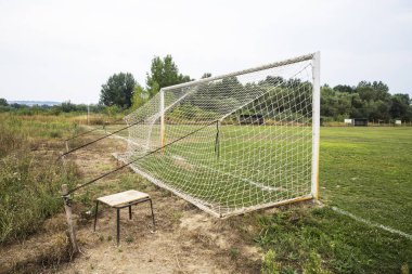 Futbol alan çim Stadyumu futbol sahası gol