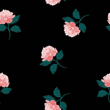 Gül çiçeği pürüzsüz desen, dikişsiz duvar kağıdı deseni