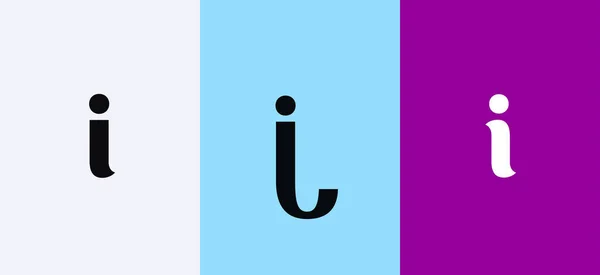 Σύνολο Γραμμάτων Ελάχιστα Στοιχεία Προτύπου Σχεδίασης Εικονιδίων Λογότυπου — Διανυσματικό Αρχείο