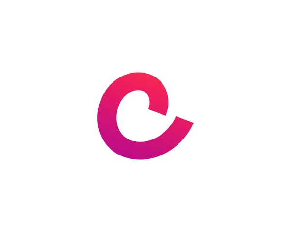 Carta Logo Icon Design Elementos Modelo — Vetor de Stock