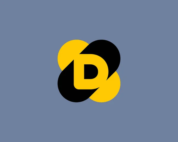 Buchstabe Logo Symbol Design Vorlage Elemente — Stockvektor