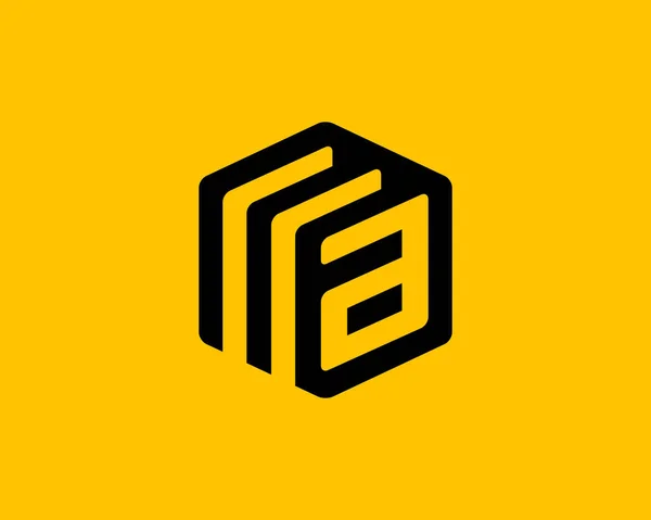Letra Icono Logotipo Elementos Plantilla Diseño — Vector de stock