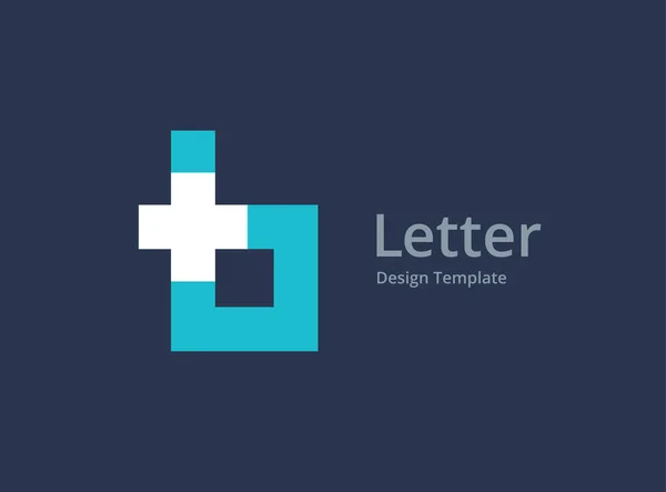 Letra Cruz Más Elementos Plantilla Diseño Icono Logotipo Médico — Vector de stock
